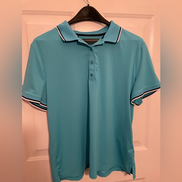 Lillie Green Tops Lillie Green Golf Shirt Lovely Turquoise